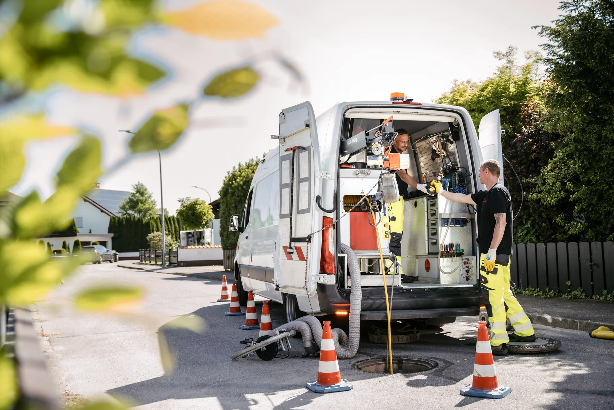Kanalreinigung mit Hochdruckreinigung in Tegernheim